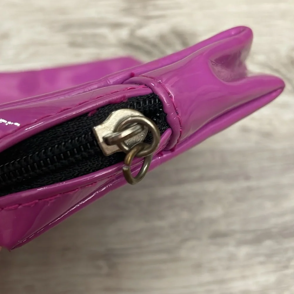 **Free Upon Request with Any Purchase** Lancome Purple Zip Top Makeup Bag